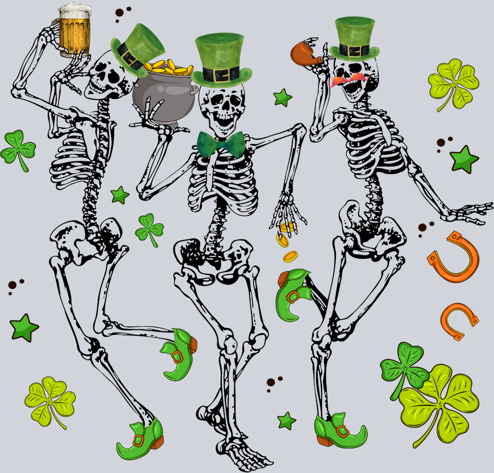 Skeleton Pattys Day - STK05511