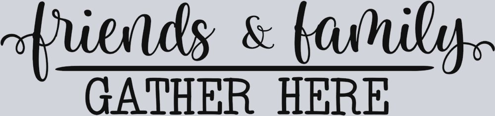 Friends And Family Gather Here - STK02152