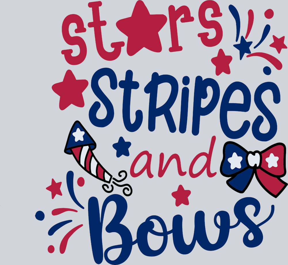Stars Stripes And Bows - STK05796