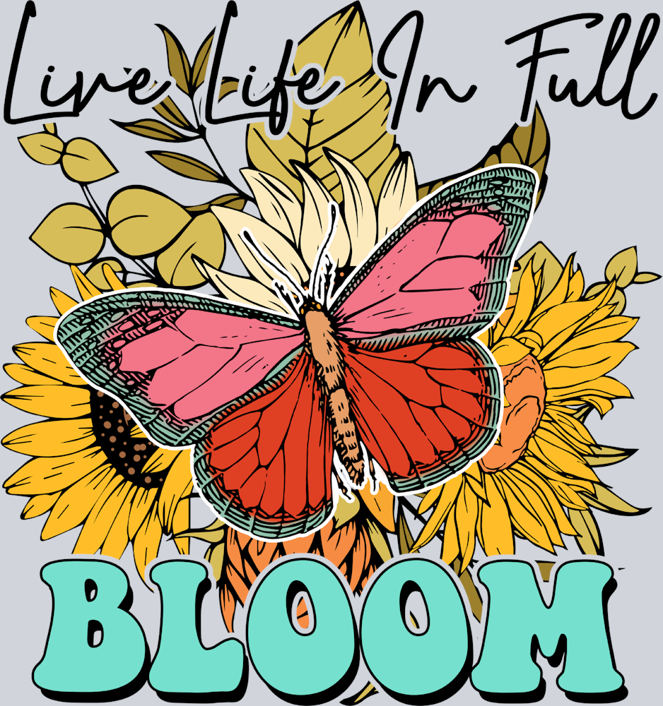 Live Life In Full Bloom - STK03643