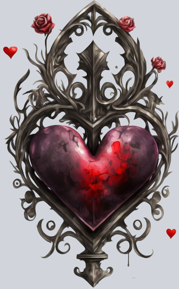 Goth Heart 3 - STK02398