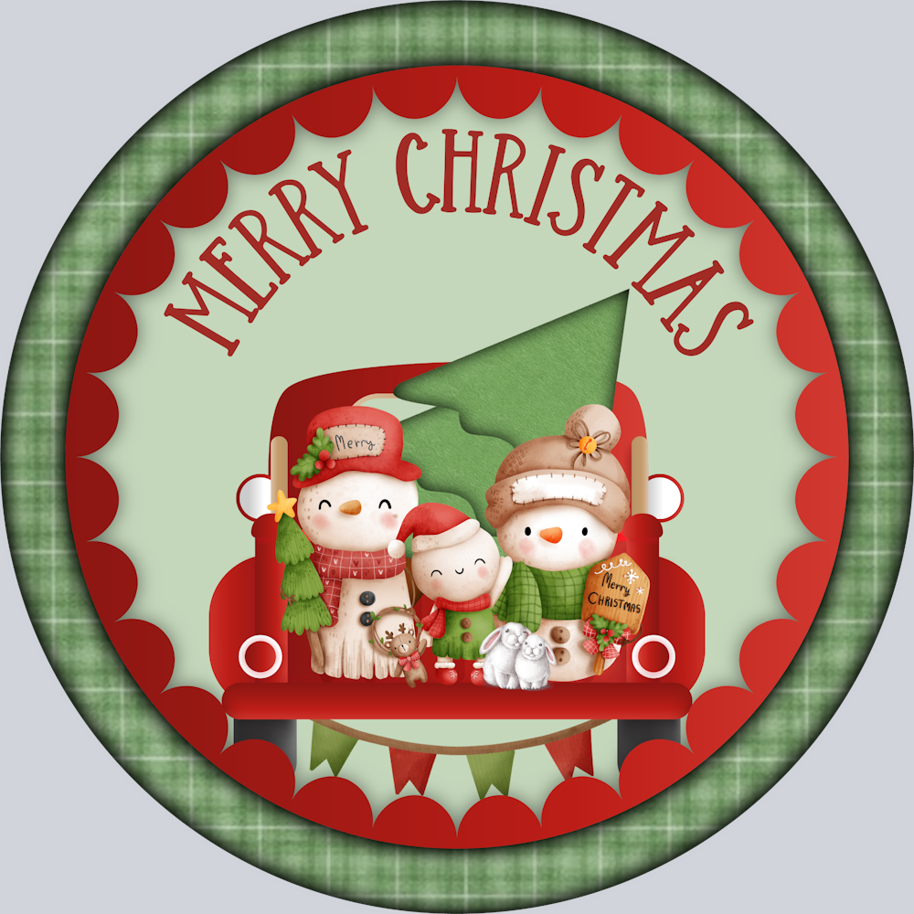 Merry Christmas Truck - STK04251