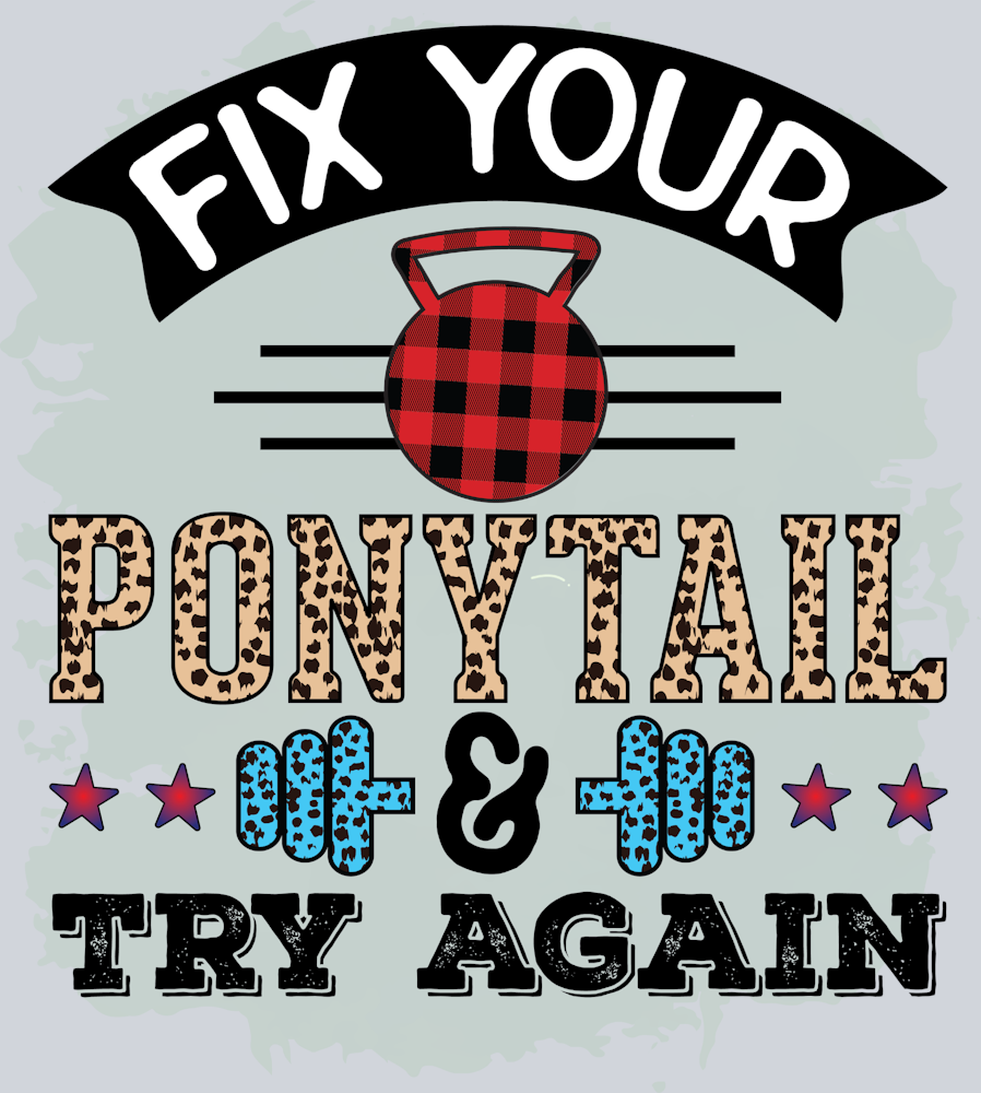 Fix Your Ponytail And Try Again - STK06683