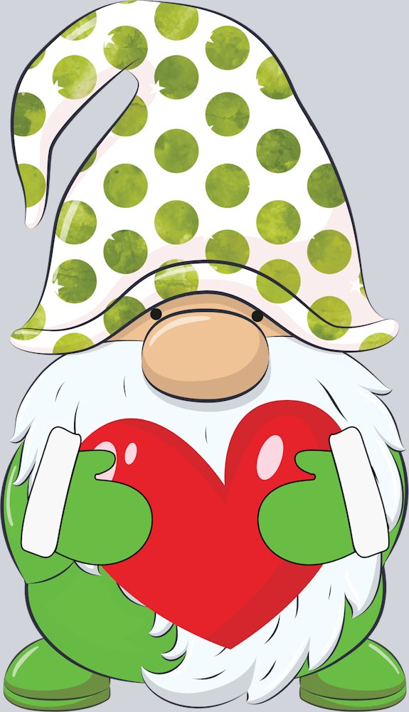 Gnome Green Dots - STK02284