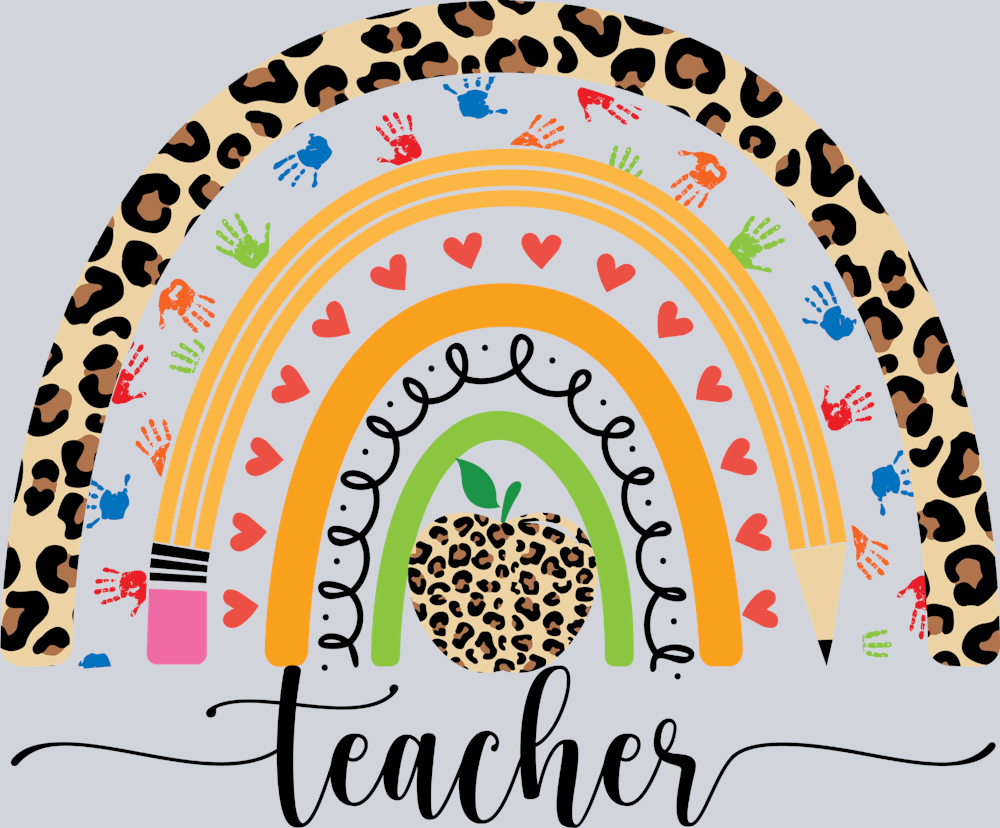 Teacher Rainbow Back To School - STK05960