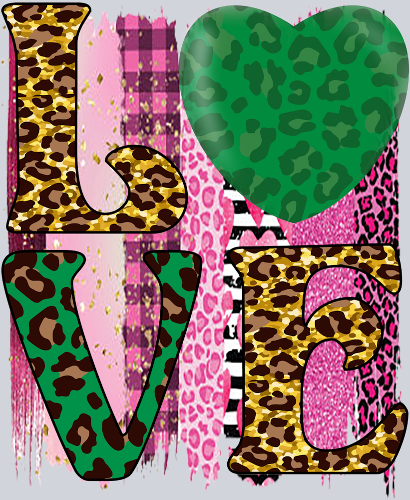 Love Heart Leopard - STK03733