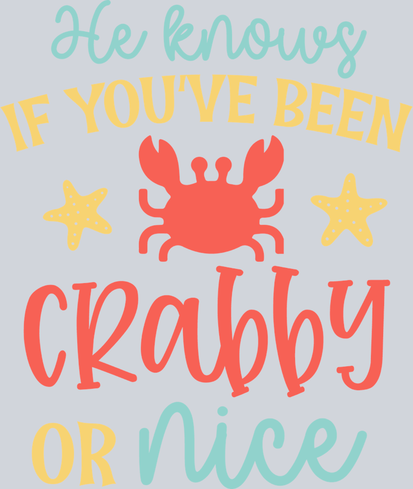 He Knows If You've Been Crabby Or Nice - STK02642