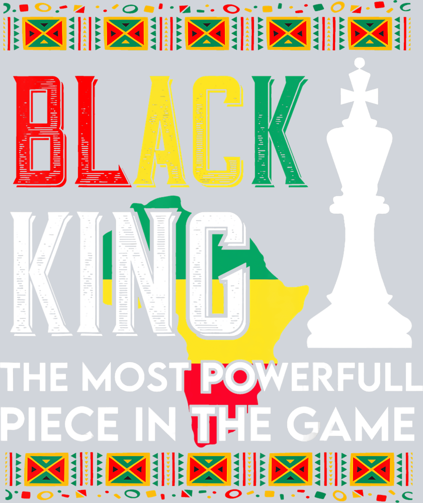 Black King The Most I'mpostant Piece In The Game White - STK00835
