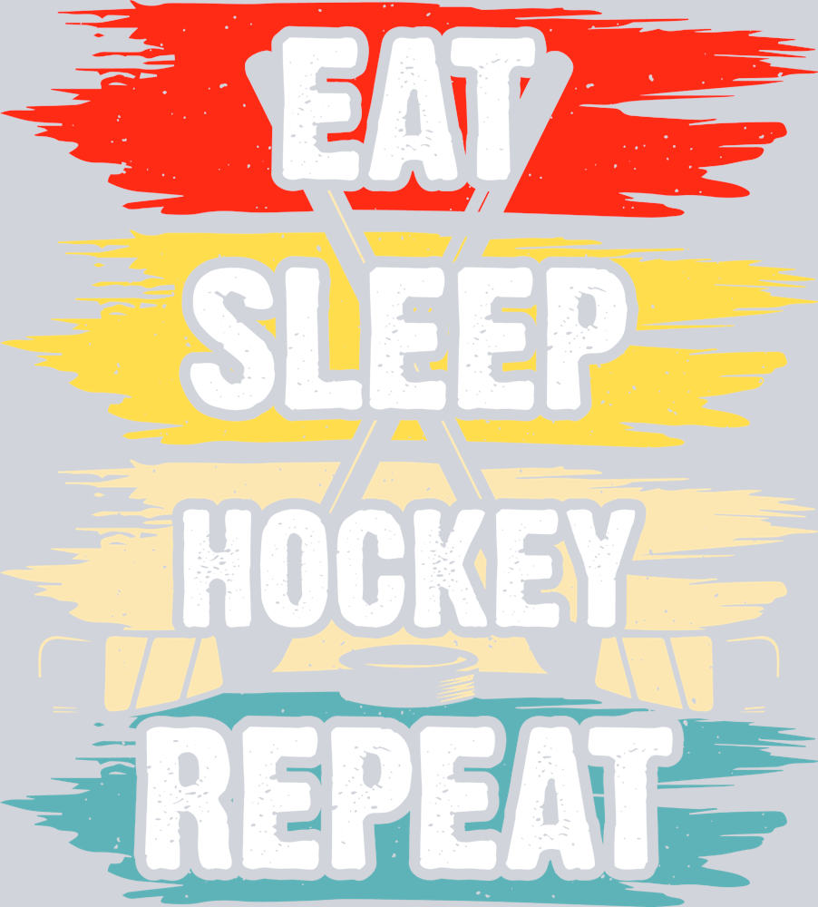 Eat Sleep Ice Hockey Repeat 3 - STK01820