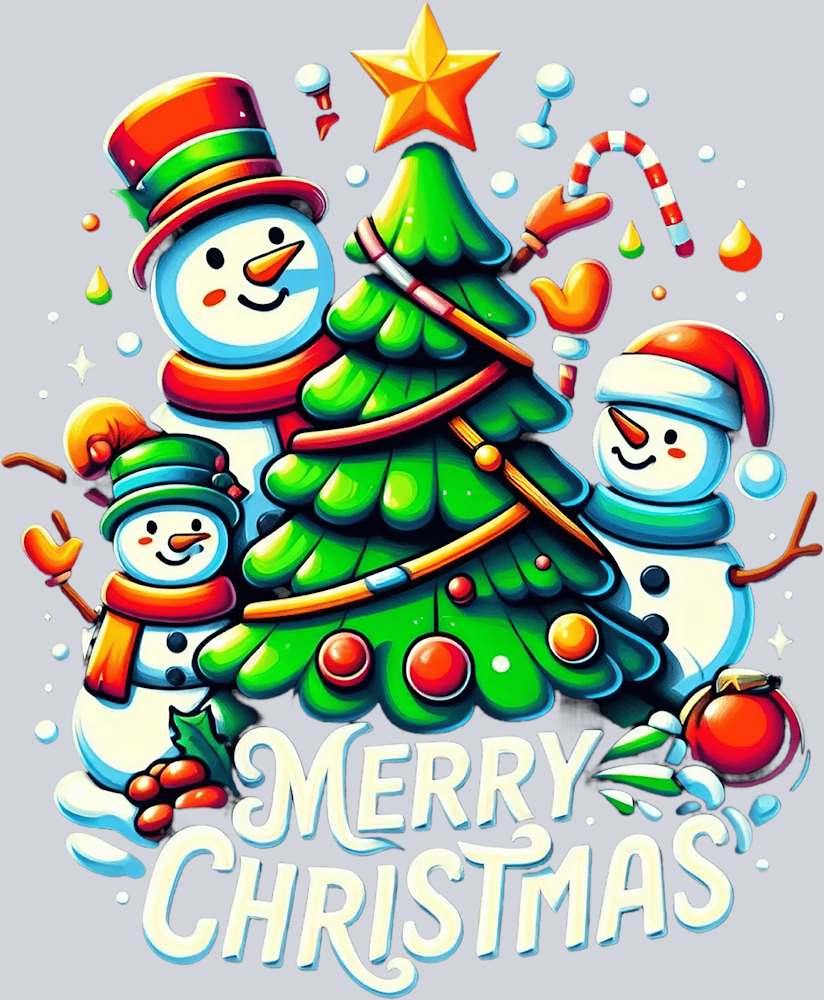 Merry Christmas Snowman 2 - STK04246