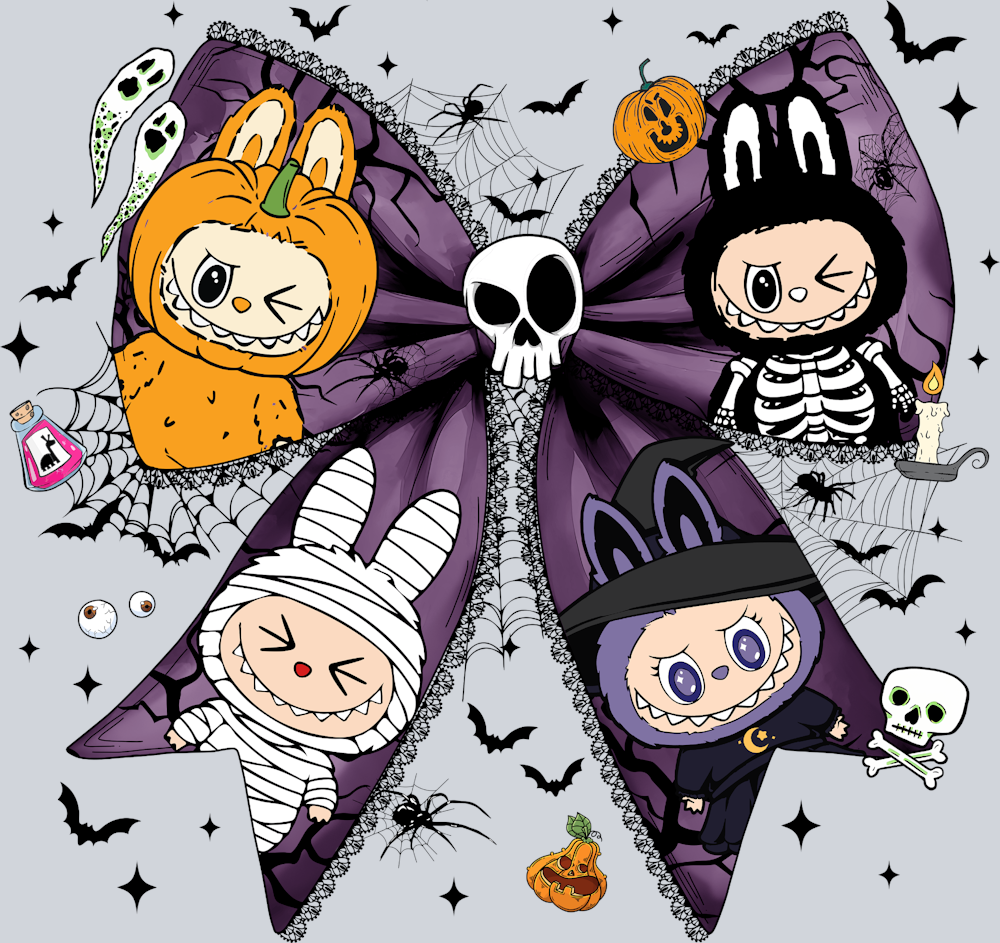 Coquette Bow Spooky - STK07286