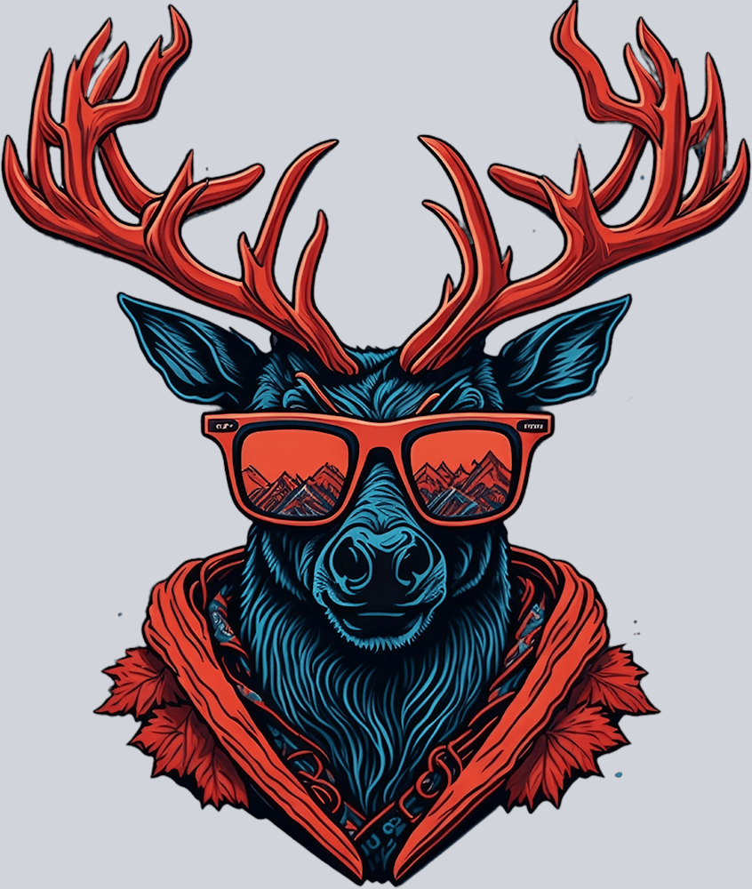 Cool Holiday Reindeer - STK01433