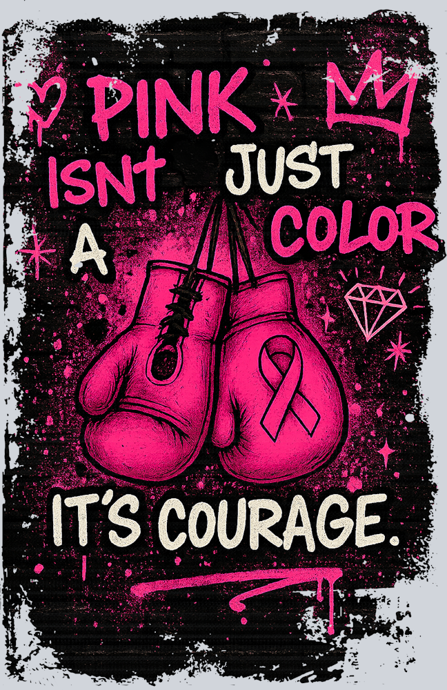 Pink Isn't Just A Color It's Courage (Uniqueperiod.com) - STK07465