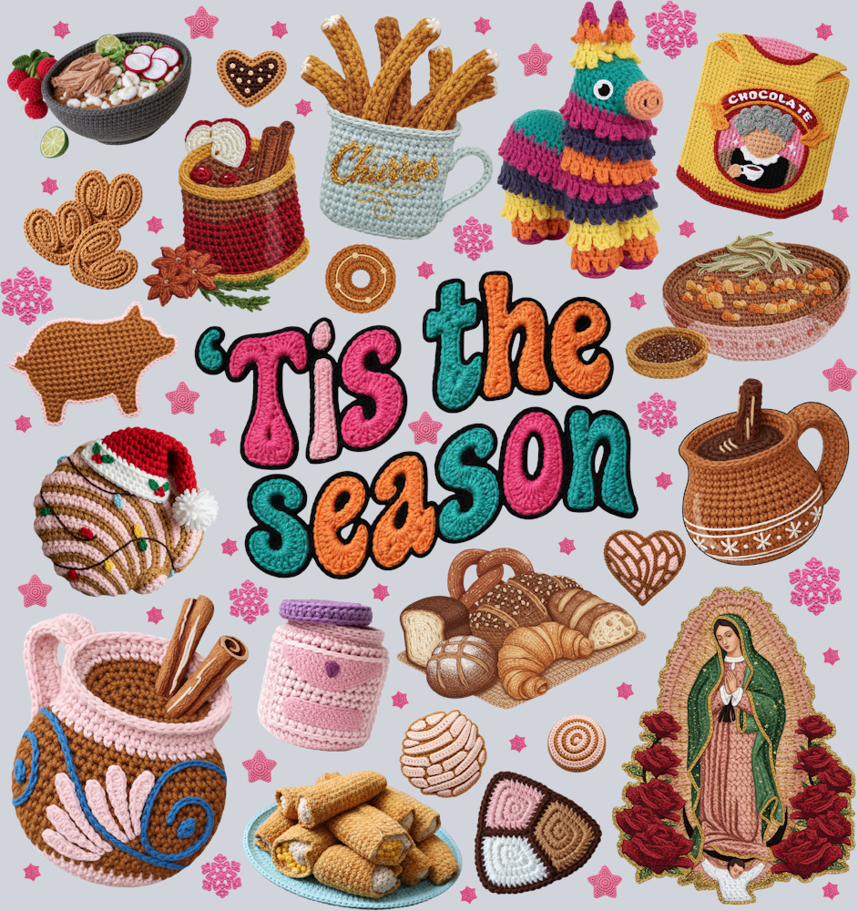 Faux Yarn Tis The Season 6 - STK07517