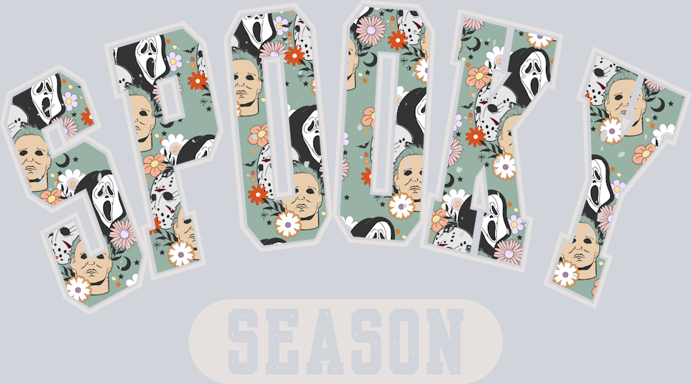 Spooky Vibes Horror White - STK05672