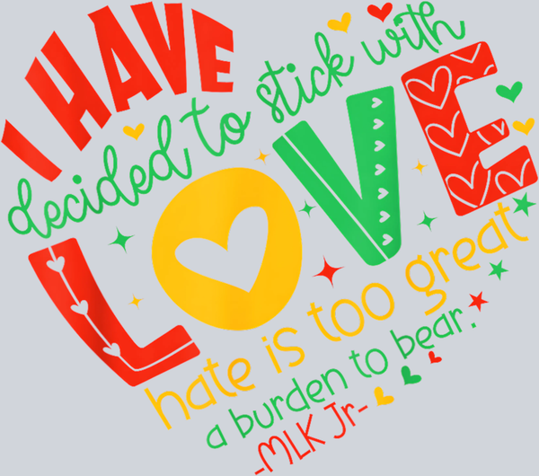 I Have Decided To Stick With Love - Atlanta Vinyl I Have Decided To Stick With Love - Atlanta Vinyl