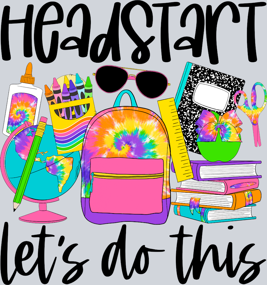 Headstart Lets Do This Tie Dye - STK02645