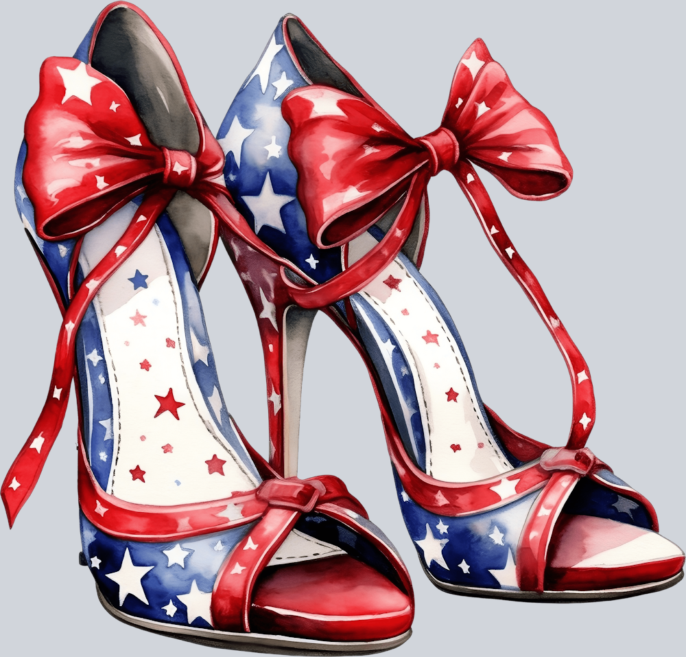 High Heels Patriotic 6 - STK02742