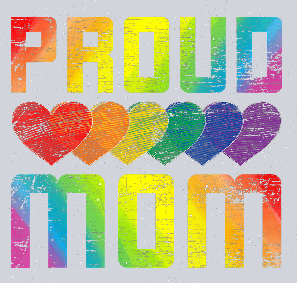 Proud Love Heart Mom - STK05052