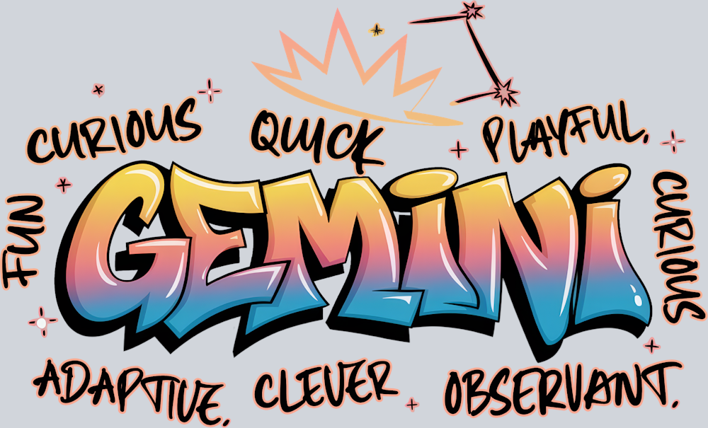 Gemini Graffiti - STK02228