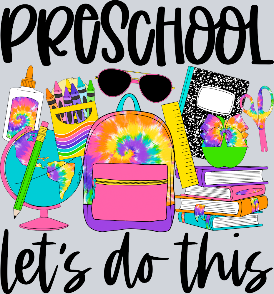 Preschool Lets Do This Tie Dye - STK04968