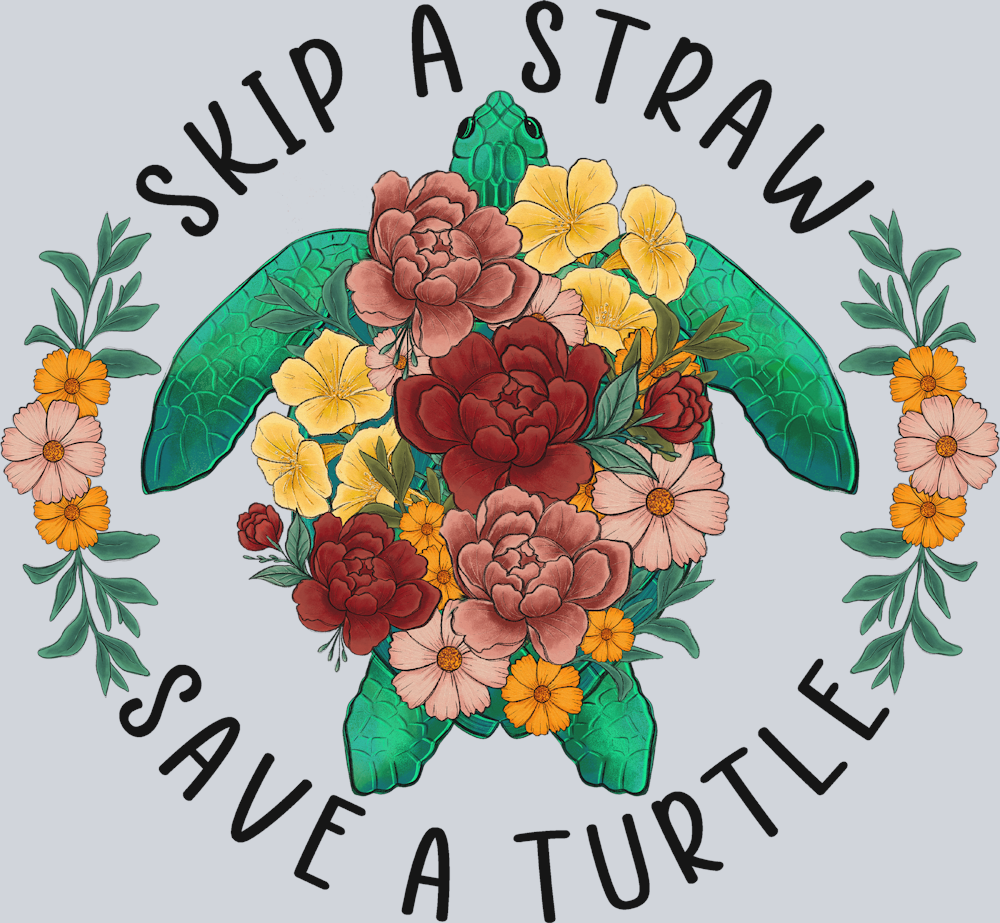 Skip A Straw Save A Turtle - STK05526