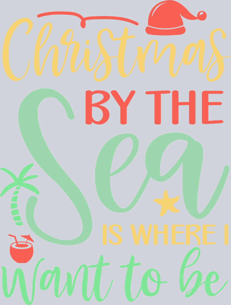 Christmas By The Sea Is Where I Want To Be - STK01297