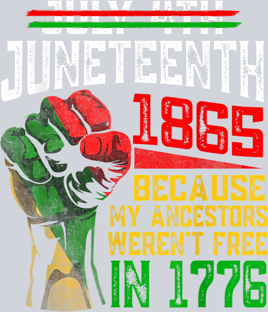My Ancestors Werent Free In 1776 - STK04392
