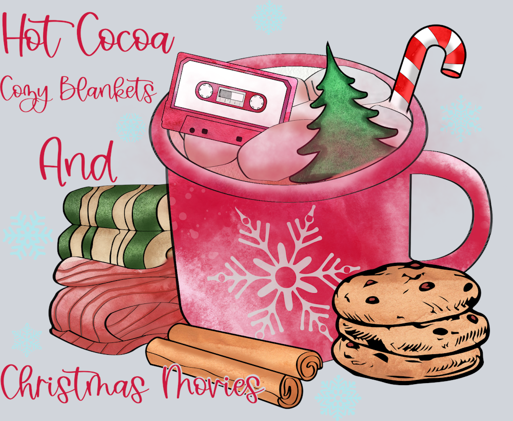 Hot Cocoa Blankets Movies - STK02802