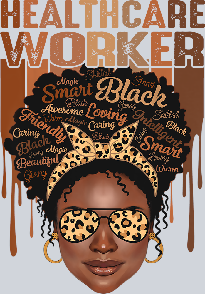 Healthcare Worker Black Smart Friendly - STK02647