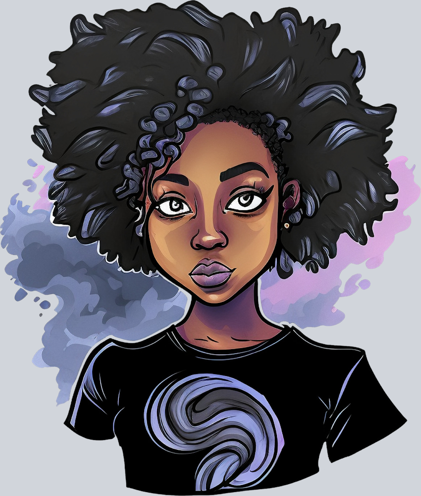 Black Woman Dreamer - STK00972