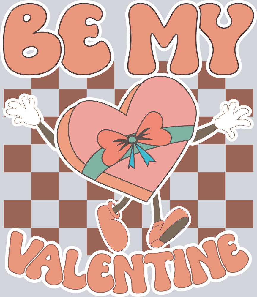 Retro Be My Valentine - STK05185