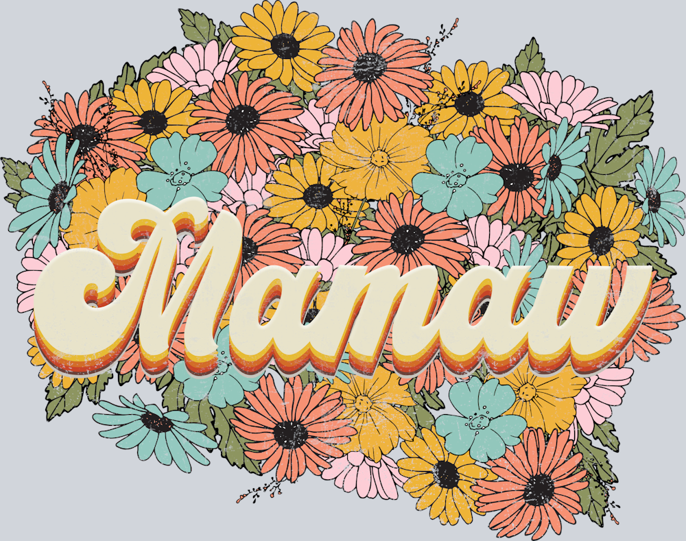 Florals Retro Mamaw - STK02045