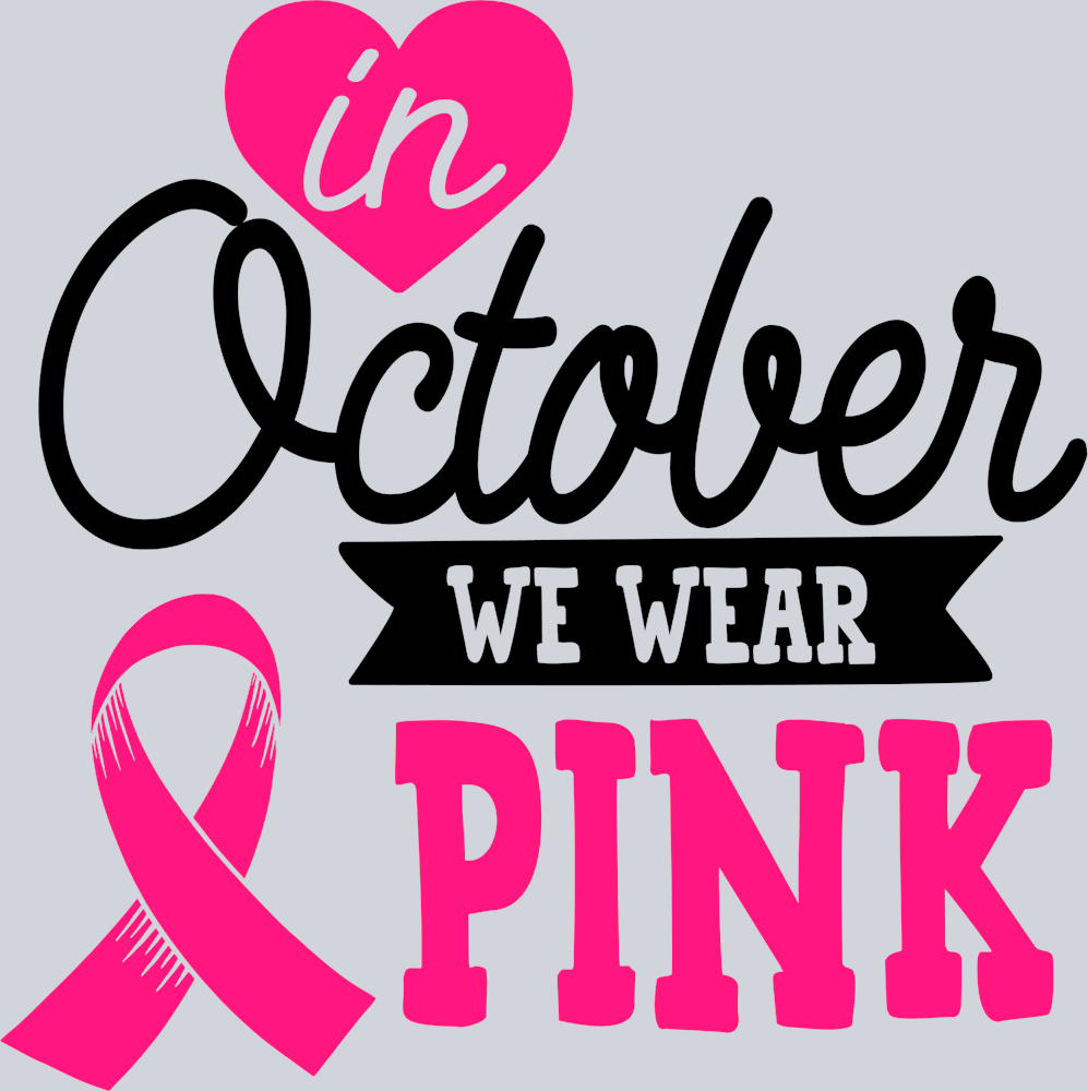 In October We Wear Pink Heart - STK03199