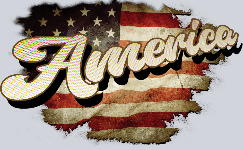America Tattered Flag - STK00151