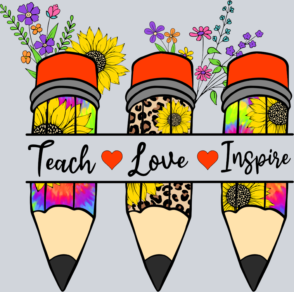 Teach Love Inspire Pencils - STK05932