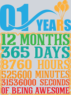 1 Year 12 Months - STK00001