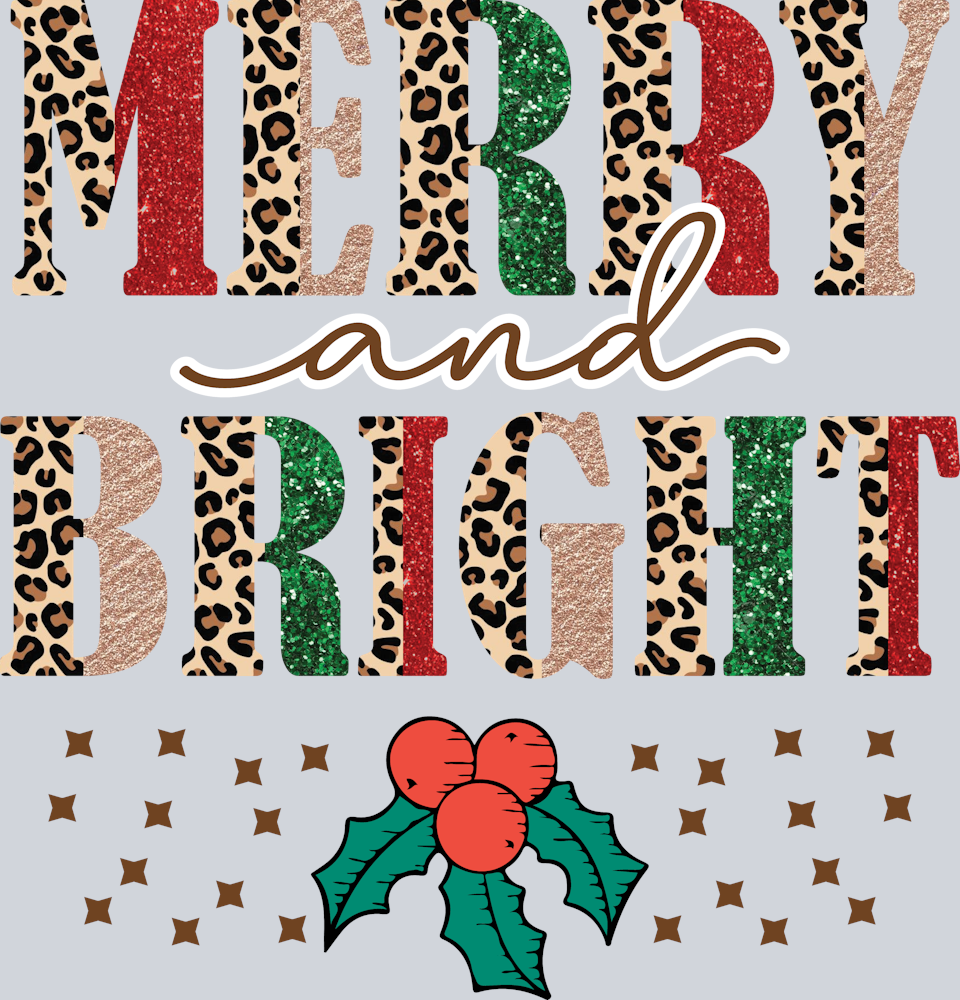 Merry Bright Leopard - STK04226