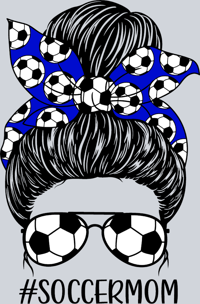 Soccer Mom Messy Bun 2 - STK05588