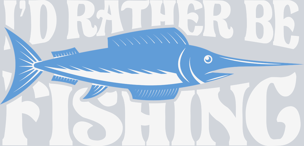 Sports Swordfish Rather Be Fishing - STK05747