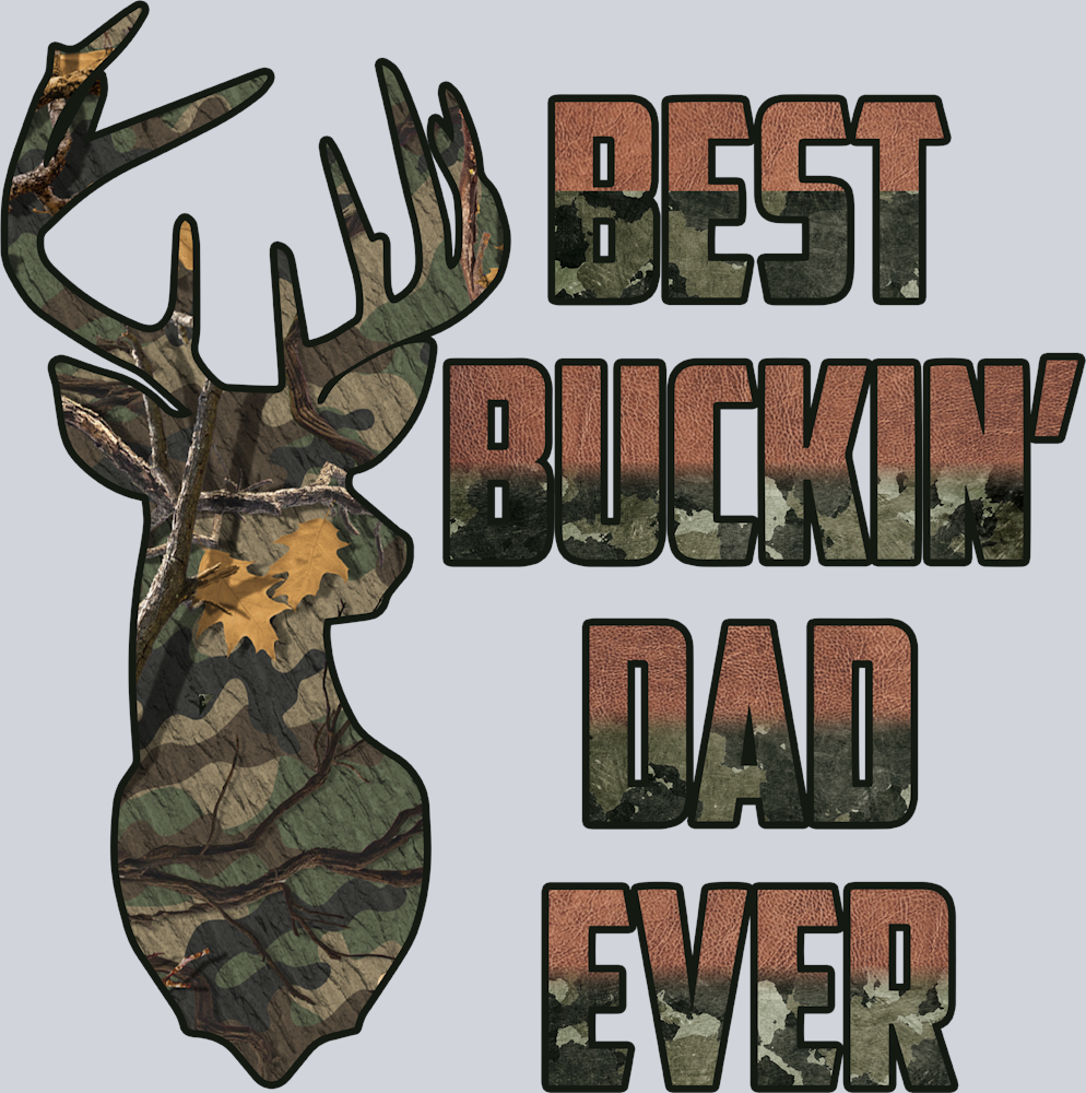 Best Buckin Dad Ever - STK07034