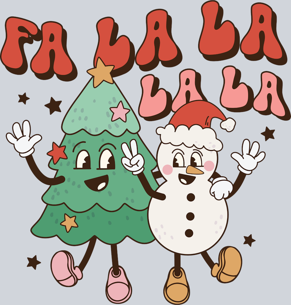 Fa La La La Tree Snowman - STK01872