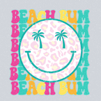 Beach Bum Smiley Face - STK00512
