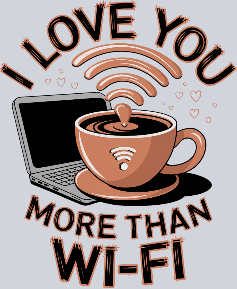 I Love You More Than Wifi - STK02993