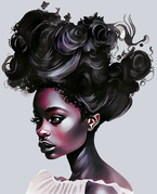 Black Woman Elegant - STK00973