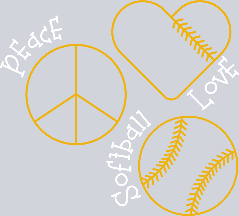 Peace Love Softball 1 - STK07339