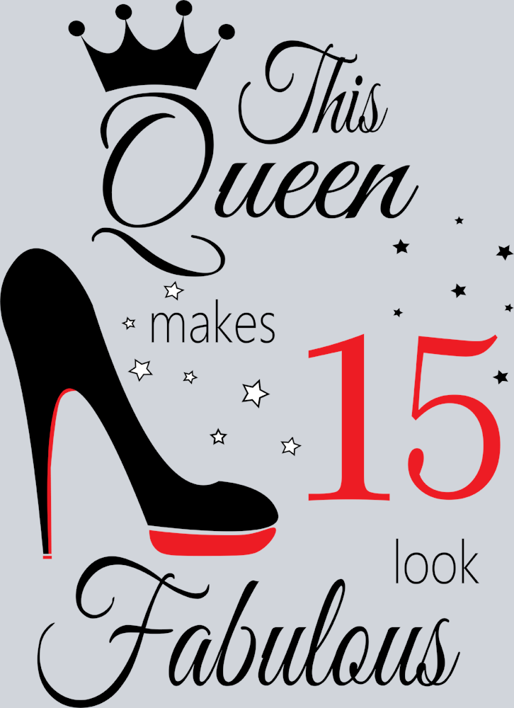 This Queen Makes 15 Look Fabulous - STK06926