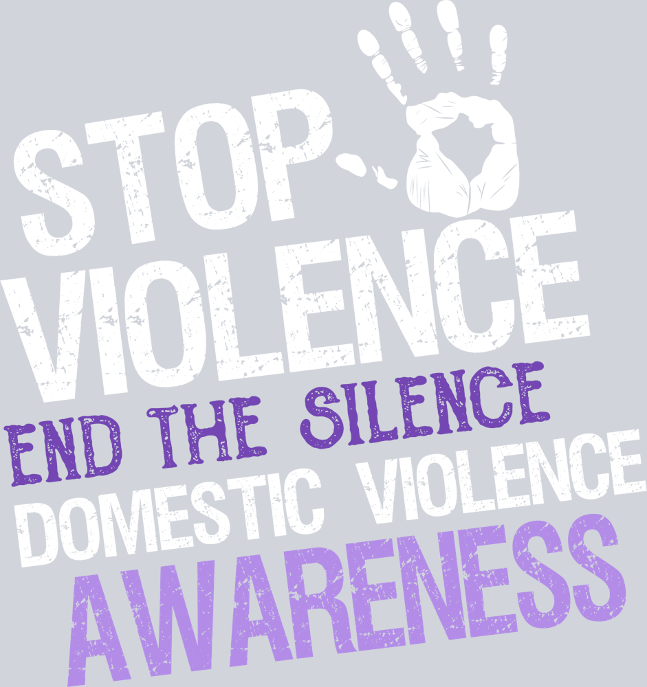 Stop Violence End The Silence Domestic Violence Awareness - STK07422