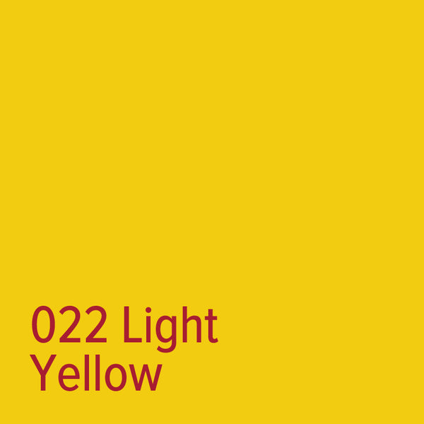 022 Light Yellow - Adhesive Vinyl | Oracal 651 - Atlanta Vinyl