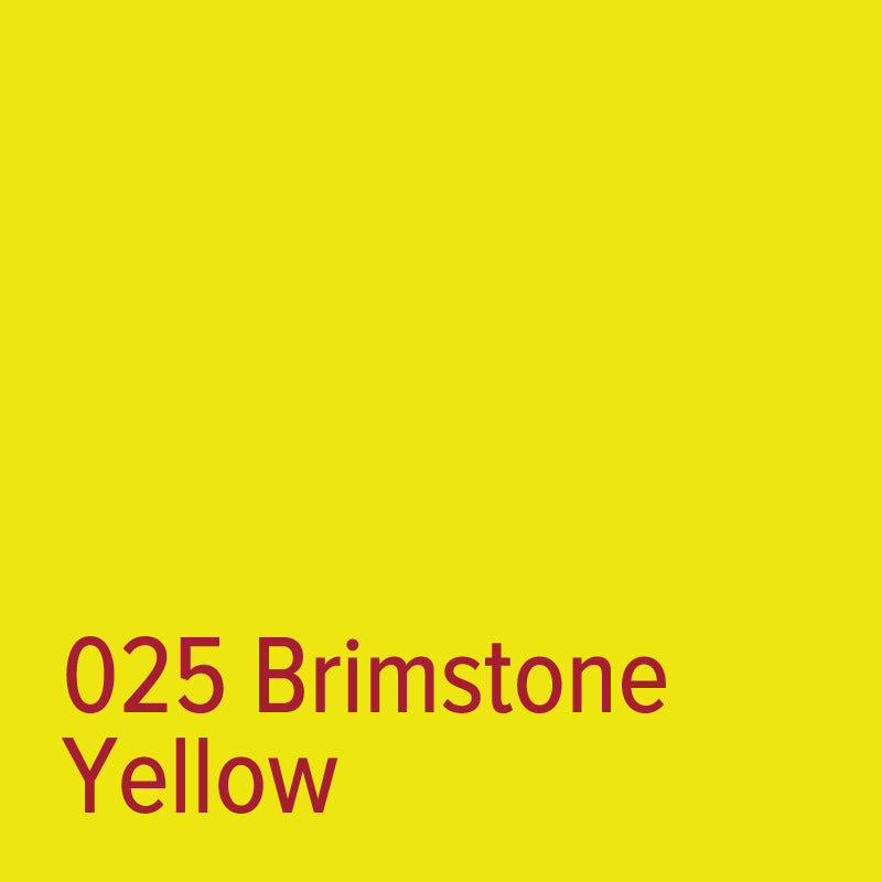025 Brimstone Yellow Adhesive Vinyl | Oracal 651
